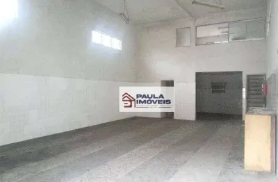 Galpão à venda, 250 m² por r$ 690.000,00 - chico de paula - santos/sp