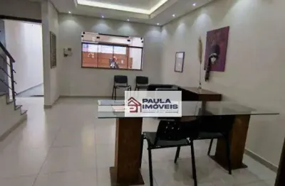 Sobrado para alugar, 122 m² por r$ 4.750/mês - vila dom pedro ii - são paulo/sp