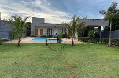Chácara dos sonhos: rancho com piscina, suíte, lavabo, lavanderia e área gourmet em 1000 m²