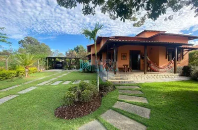 Casa com 3 dormitórios à venda, 164 m² por r$ 1.350.000 - condomínio aldeia da jaguara - jaboticatubas/mg