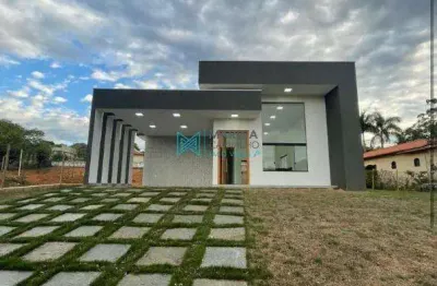 Casa em condomínio à venda, 3 quartos, 1 suíte, condomínio estância da mata - jaboticatubas/mg