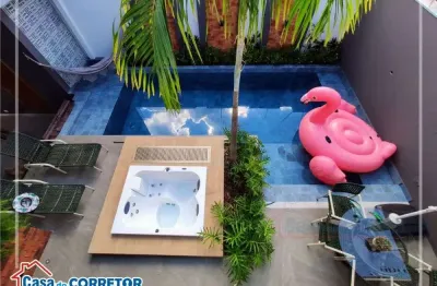 Sobrado com 3 suíes e piscina no jardim munique em maringá