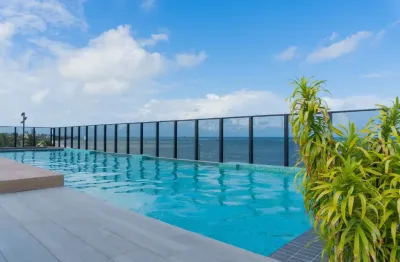 Flat garden porteira fechada na orla de tambaú | ao lado do mag shopping!