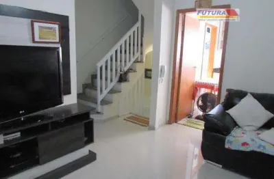 Sobrado com 2 dormitórios à venda, 90 m² por r$ 350.000,00 - centro - são vicente/sp
