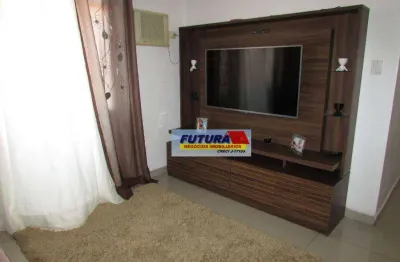 Apartamento com 2 dormitórios à venda, 67 m² por r$ 220.000,00 - parque são vicente - são vicente/sp