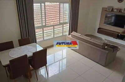 Sobrado com 3 dormitórios à venda, 117 m² por r$ 505.000,00 - vila são jorge - são vicente/sp