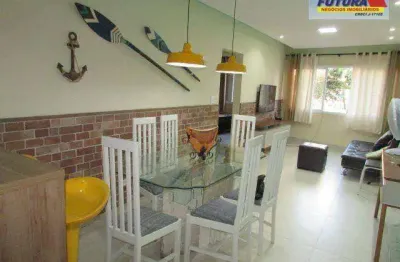 Apartamento com 2 dormitórios à venda, 73 m² por r$ 450.000,00 - gonzaguinha - são vicente/sp