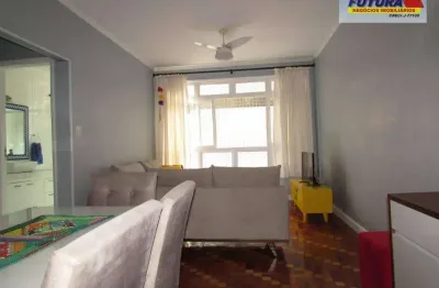 Apartamento com 2 dormitórios à venda, 88 m² por r$ 350.000,00 - centro - são vicente/sp
