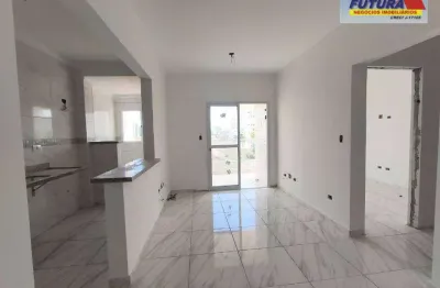 Apartamento com 2 dormitórios à venda, 62 m² por r$ 375.000,00 - vila guilhermina - praia grande/sp