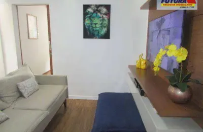 Apartamento com 1 dormitório à venda, 57 m² por r$ 315.000,00 - itararé - são vicente/sp