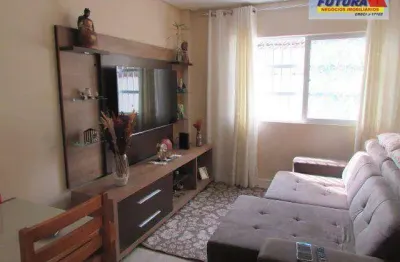Sobrado à venda, 67 m² por r$ 280.000,00 - parque são vicente - são vicente/sp