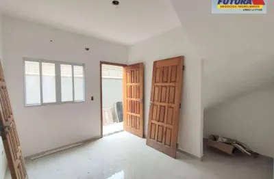 Casa com 2 dormitórios à venda, 55 m² por r$ 330.000,00 - aviação - praia grande/sp