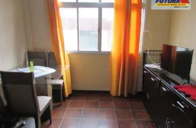 Apartamento com 1 dormitório à venda, 48 m² por r$ 250.000,00 - itararé - são vicente/sp