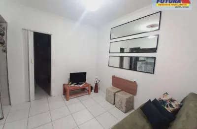 Studio com 1 dormitório para alugar, 38 m² por r$ 2.000,00/mês - gonzaguinha - são vicente/sp
