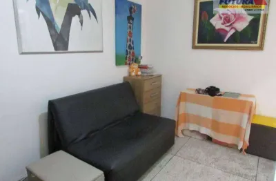 Studio com 1 dormitório à venda, 35 m² por r$ 220.000,00 - gonzaguinha - são vicente/sp