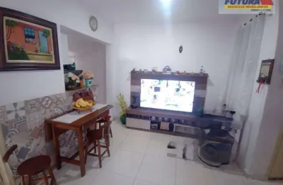 Apartamento com 2 dormitórios à venda, 58 m² por r$ 285.000,00 - boa vista - são vicente/sp