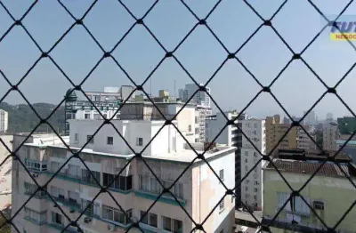 Apartamento com 1 dormitório para alugar, 50 m² por r$ 2.100,00/mês - gonzaguinha - são vicente/sp