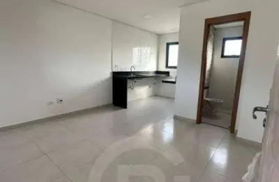 Apartamento com 2 dormitórios à venda, 35 m² por r$ 380.000,00 - jardim independência - são vicente/sp