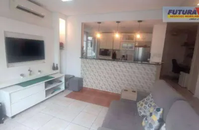 Apartamento com 1 dormitório à venda, 57 m² por r$ 295.000,00 - boa vista - são vicente/sp