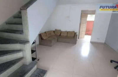 Sobrado com 2 dormitórios à venda, 93 m² por R$ 540.000,00 - Centro - São Vicente/SP