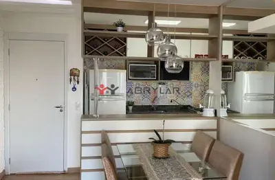 Apartamento à venda em jundiaí, vila nambi, com 2 quartos, com 54 m², vista park residencial