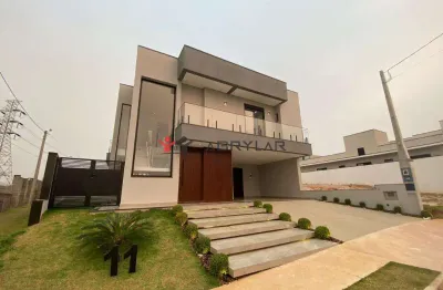 Sobrado à venda em jundiaí, jardim ermida i, com 3 suítes, com 282 m², reserva ermida ii