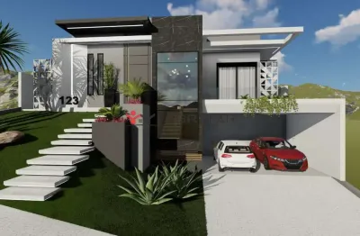 Casa à venda em jundiaí, loteamento vale azul i, com 3 quartos, com 195.68 m², terras de jundiaí