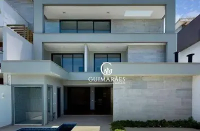 Casa contemporânea com 5 dormitórios à venda, 430 m² por r$ 3.900.000 - recreio dos bandeirantes - rio de janeiro/rj