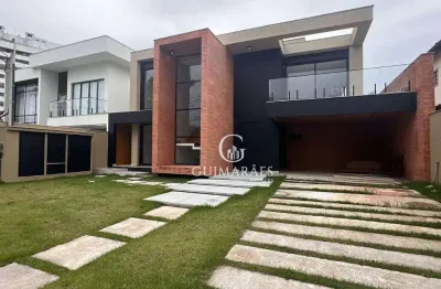 Casa contemporânea com 5 suítes, 420 m² por r$ 4.790.000 - barra da tijuca - rio de janeiro/rj