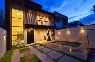 Casa contemporânea, 250 m² por r$ 1.390.000 - vargem pequena - rio de janeiro/rj