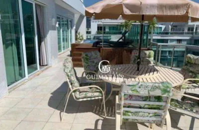 Cobertura com 4 dormitórios à venda, 589 m² por r$ 17.000.000,00 - barra da tijuca - rio de janeiro/rj