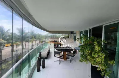 Apartamento garden com 4 dormitórios à venda, 390 m² por r$ 13.000.000,00 - barra da tijuca - rio de janeiro/rj