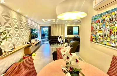 Apartamento 2 quartos na quadra da praia, 165 m² por r$ 825.000 - recreio dos bandeirantes - rio de janeiro/rj