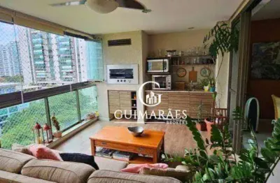 Apartamento com 3 dormitórios à venda, 157 m² por r$ 2.190.000,00 - barra da tijuca - rio de janeiro/rj