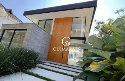 Santa monica residências - contemporânea, 430 m² por r$ 4.150.000 - barra da tijuca - rio de janeiro/rj