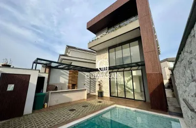 Riviera del sol - contemporânea, 450 m² por r$ 4.200.000 - recreio dos bandeirantes - rio de janeiro/rj