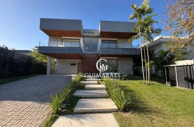 Quintas do rio - casa contemporânea com 5 dormitórios, 690 m² por r$ 11.200.000 - barra da tijuca - rio de janeiro/rj