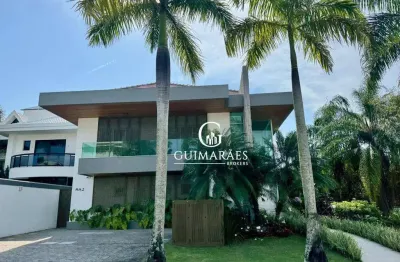 Del lago - casa triplex com 5 suítes, 480 m² por r$ 8.500.000 - barra da tijuca - rio de janeiro/rj