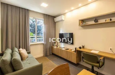 Apartamento com 1 dormitório à venda, 45 m² por r$ 980.000,00 - ipanema - rio de janeiro/rj