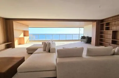 Undae ocean 303m², 4 suítes, vista mar, recém construído, acesso a praia, projeto arquitetônico, fino acabamento, 4 vagas. agende sua visita!