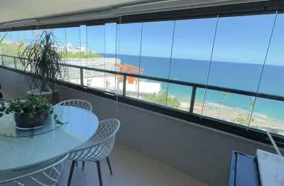 Apartamento na barra alto padrão, 3 suítes, 3 vagas, dependência, vista mar, 183m², varanda gourmet, fino acabamento. agende sua visita!