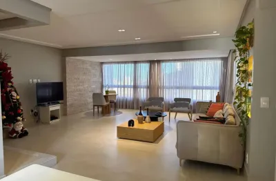 Pituba 158m², varanda integrada, 3/4, suíte master com closet, climatizado, 3 suítes, fino acabamento, decorado, nascente, 3 vagas. agende sua visita!
