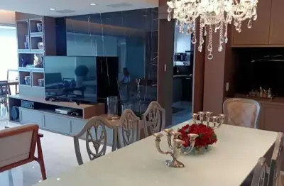 Ludco greenville 180m², 3 suítes, varanda gourmet integrada, sala ampliada, climatizado, fino acabamento, finamente decorado. agende sua visita!