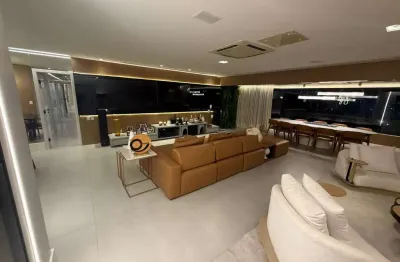 Jaime fingergut 183m², varanda gourmet integrada, fino acabamento, climatizado, 3 suítes, 4/4, suíte master com closet. agende sua visita!