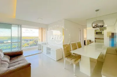 Alphapark 65m², varanda gourmet, 2/4, fino acabamento, suíte, decorado, móveis planejados, 1 vaga por apenas: r$840.000,00. agende sua visita!