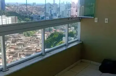 Brotas 64m², andar alto, vista mar, varanda, sala, cozinha, 2/4, suíte, área de serviço, 1 vaga por apenas: r$440.000,00! agende sua visita!