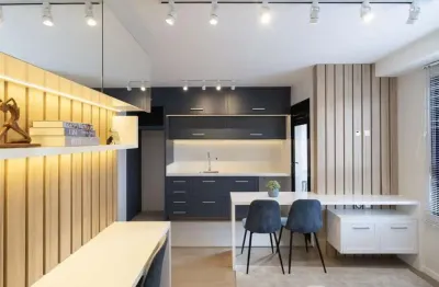 Apartamento garden 1 quarto mobiliado - curitiba/pr | novo | pronto para morar