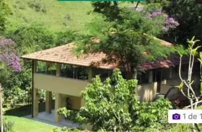 Sítio para venda em cachoeiras de macacu, papucaia, 4 dormitórios, 4 suítes, 5 banheiros, 2 vagas