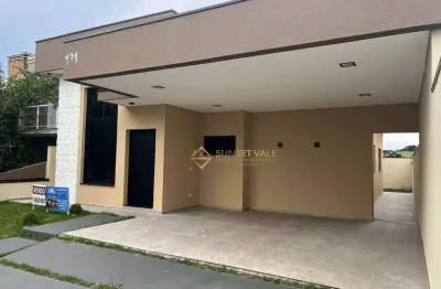 Linda casa com 3 dormitórios à venda, 120 m² por r$ 750.000 - reserva do vale - caçapava/sp