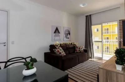 Apartamento com 3 dormitórios para alugar, 77 m² por r$ 2.090,00/mês - jardim santa maria - jacareí/sp